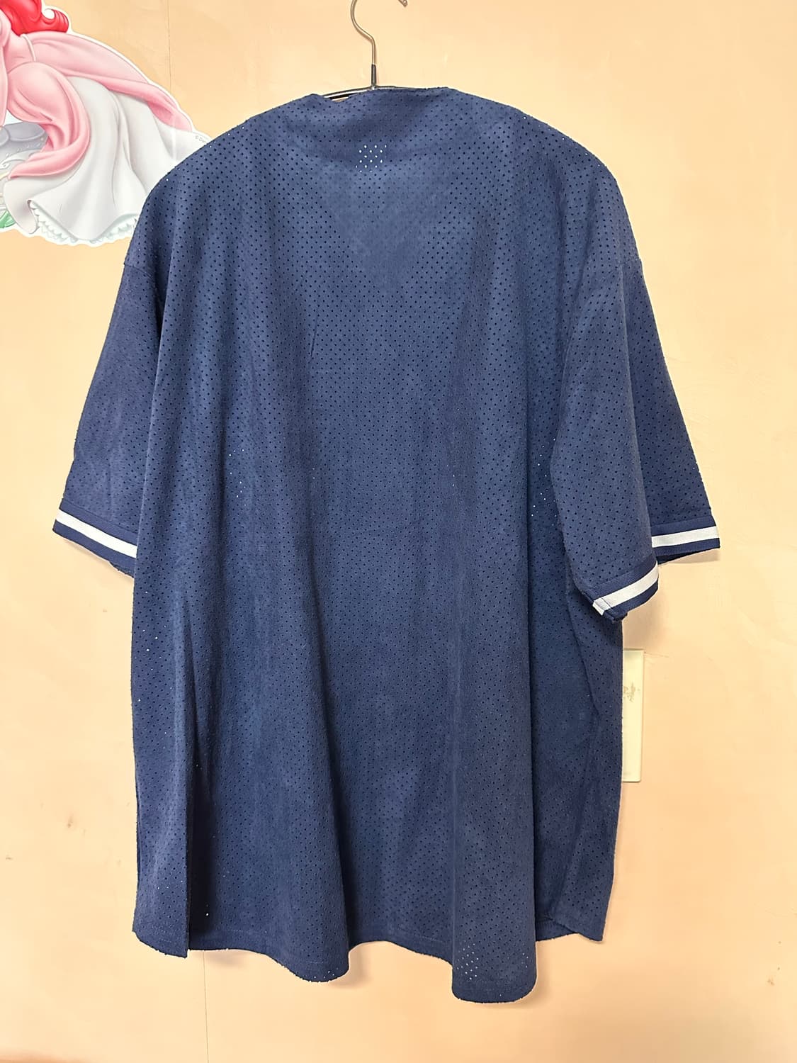 M) 슈프림 울트라스웨이드 메쉬 베이스볼 저지 네이비 - 24SS 상품이미지8