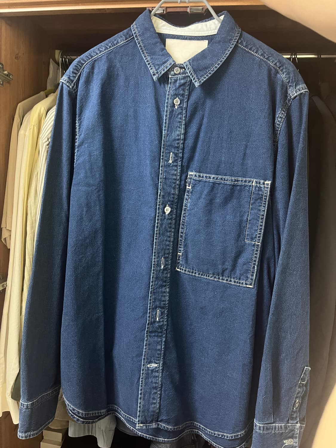 [새상품/코스] 데님 : 워크셔츠 자켓  상품이미지1