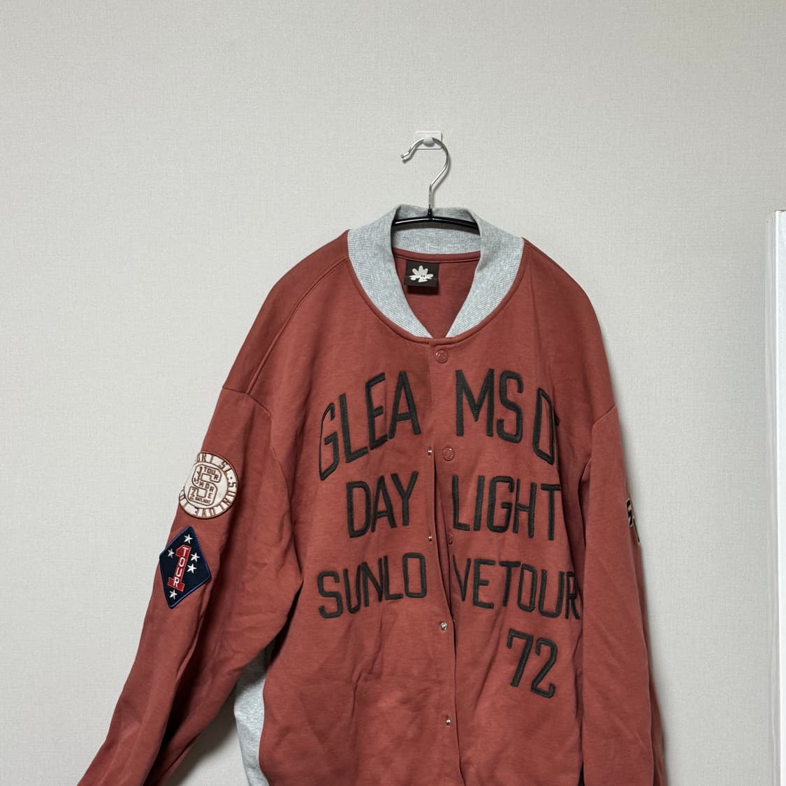 썬러브 챔피언 자켓 레드 상품이미지2