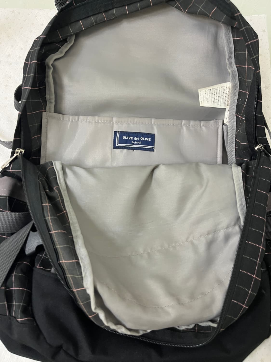 체크 백팩 🎶 상품이미지9