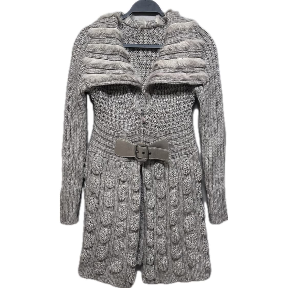 그레이 퍼 가디건 상품이미지1