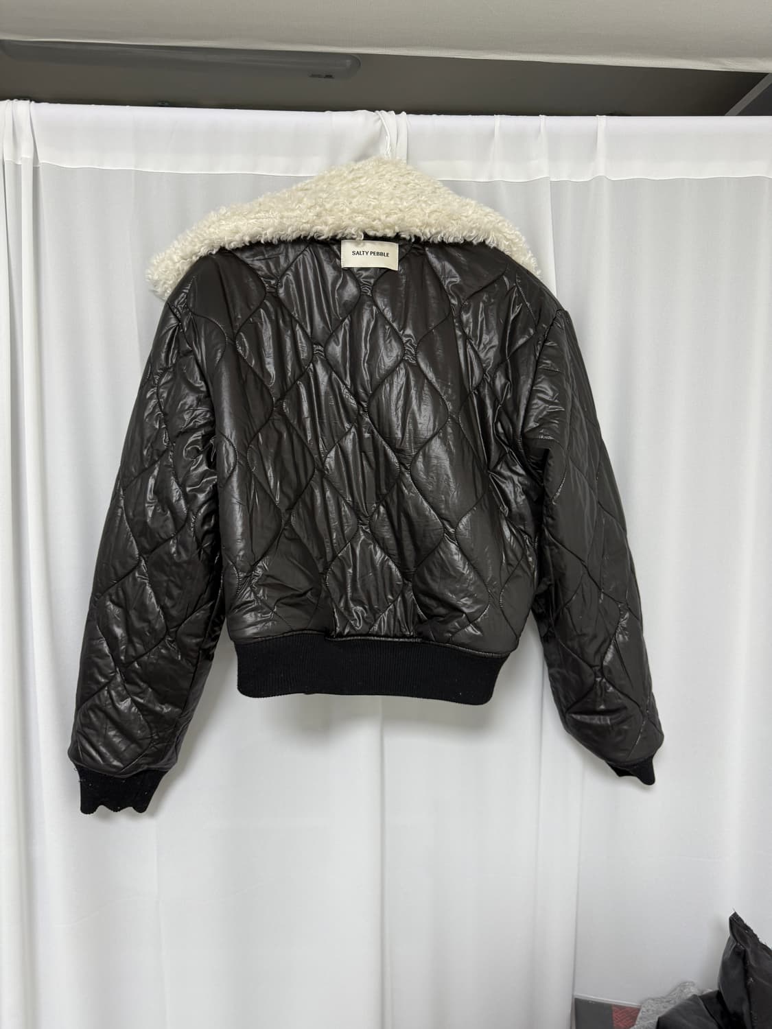 솔티페블 리버시블 퀼팅 스웨이드 점퍼 상품이미지4