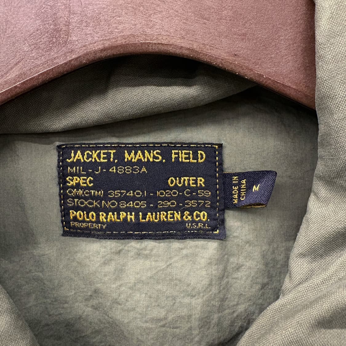90s 폴로랄프로렌 수베니어 M-43 밀리터리 필드자켓 N172 상품이미지6