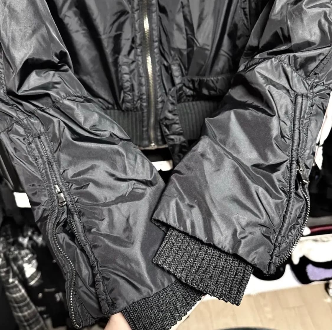 CALVIN KLEIN 캘빈클라인 라이더 크롭 패딩 자켓 상품이미지7