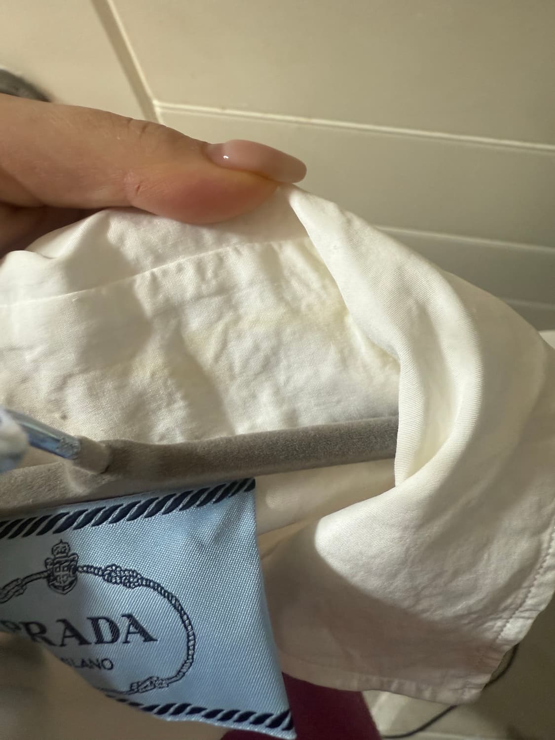 프라다 나일론 셔츠 원피스 38 prada 상품이미지4