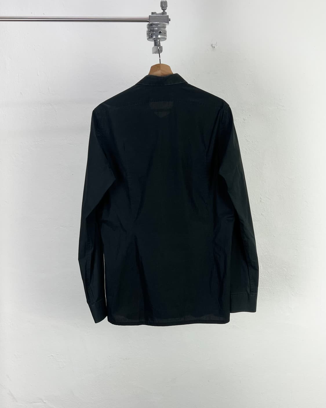 라프시몬스 08-09aw 딥 그린 로고 코튼 셔츠 상품이미지6
