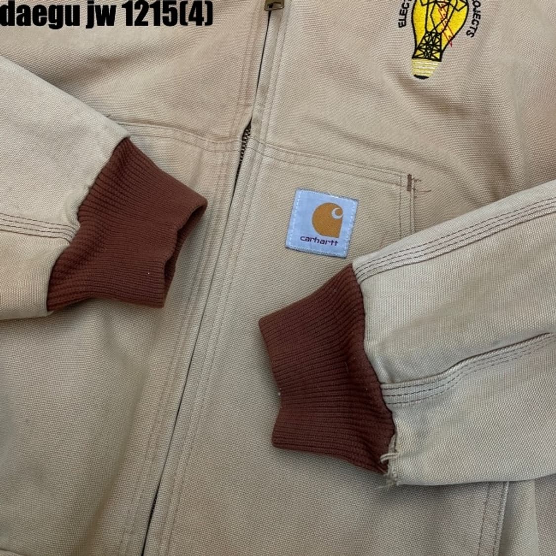 칼하트 헤비 후드 집업 워크자켓 L  상품이미지6