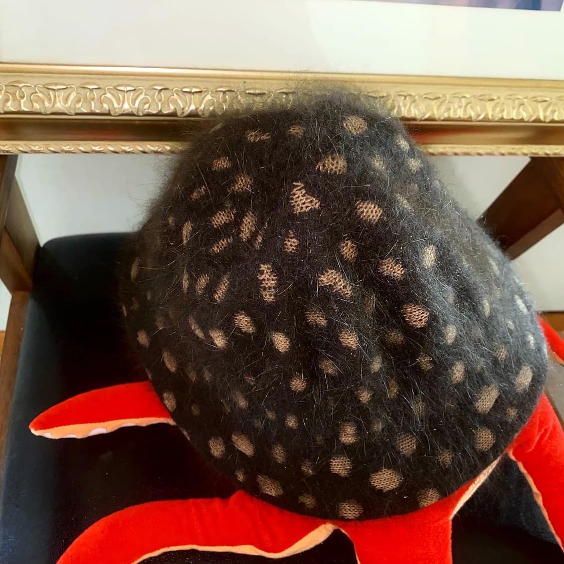 빈티지 앙고라 모헤어 버킷햇 모자 상품이미지3