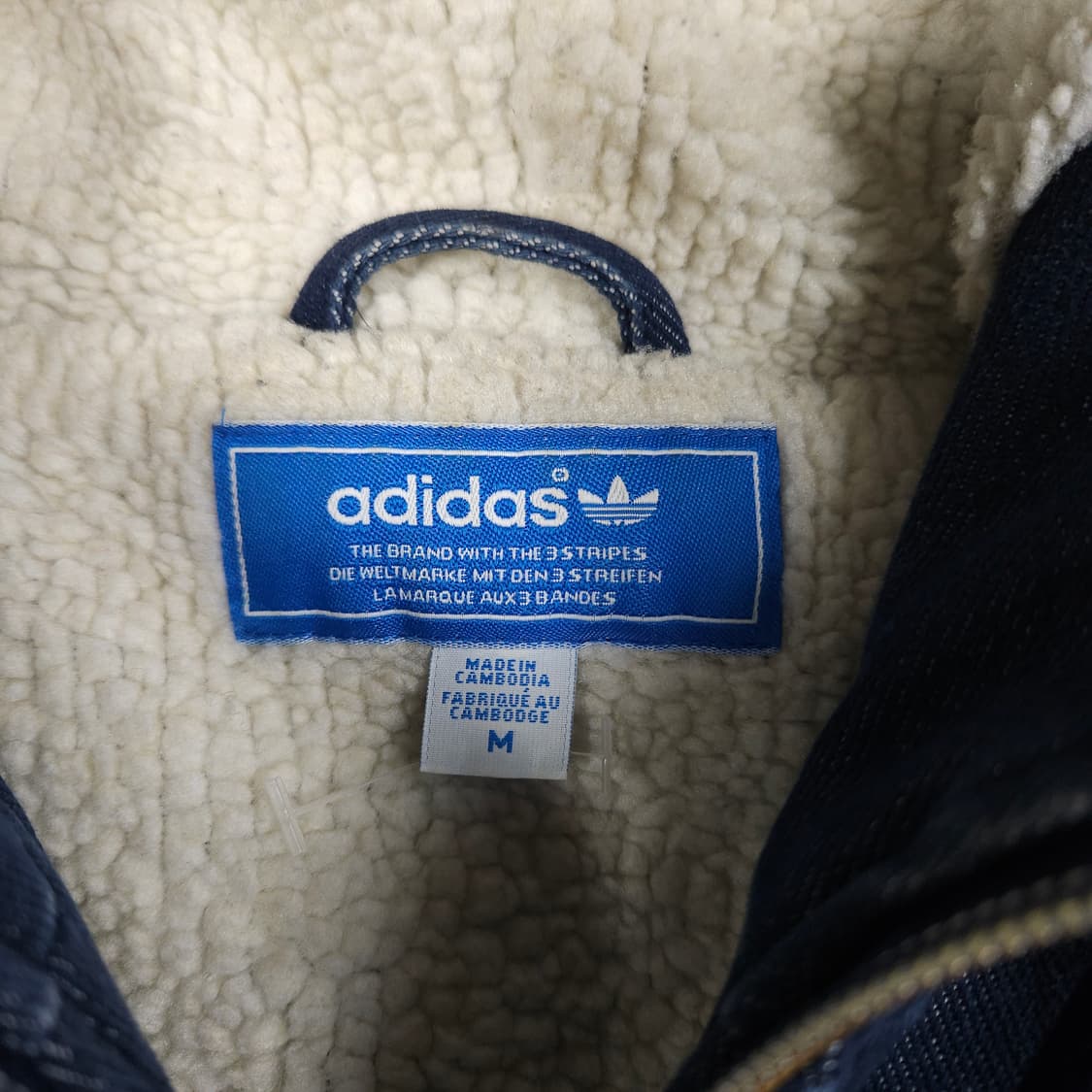 아디다스 파이어버드 데님 양털 후드 자켓 상품이미지4