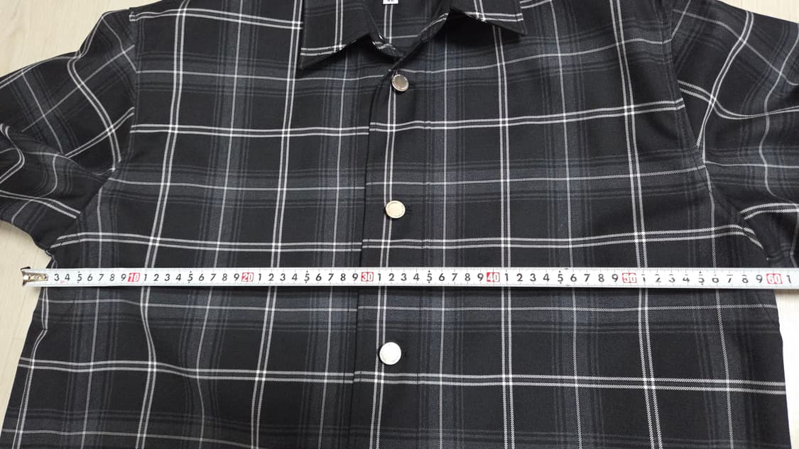 (착샷) 솔리드옴므 체크 셔츠 자켓 오버핏 상품이미지4