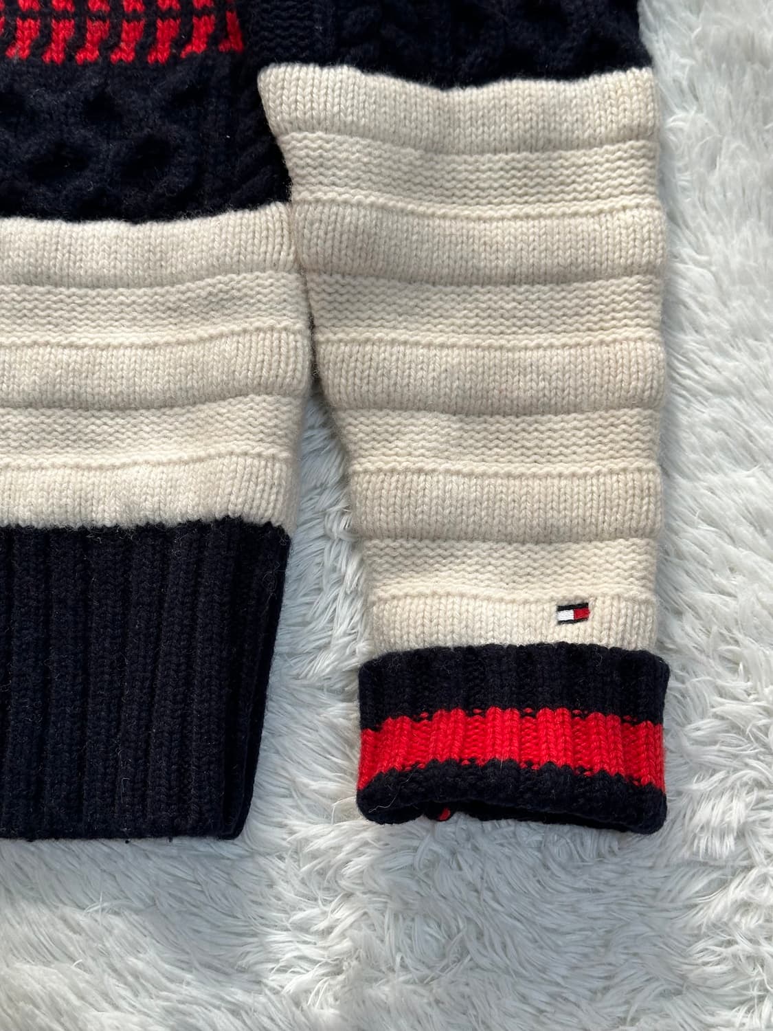 타미 힐피거 페어 아일 패턴 스웨터 S 상품이미지4