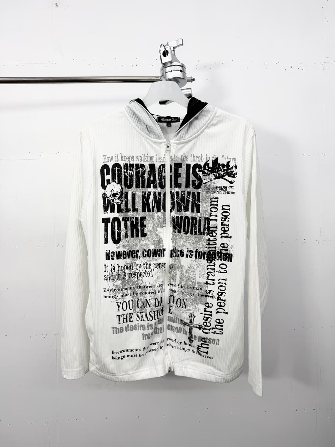 Beaumont Carr skull hoodie zip 상품이미지1
