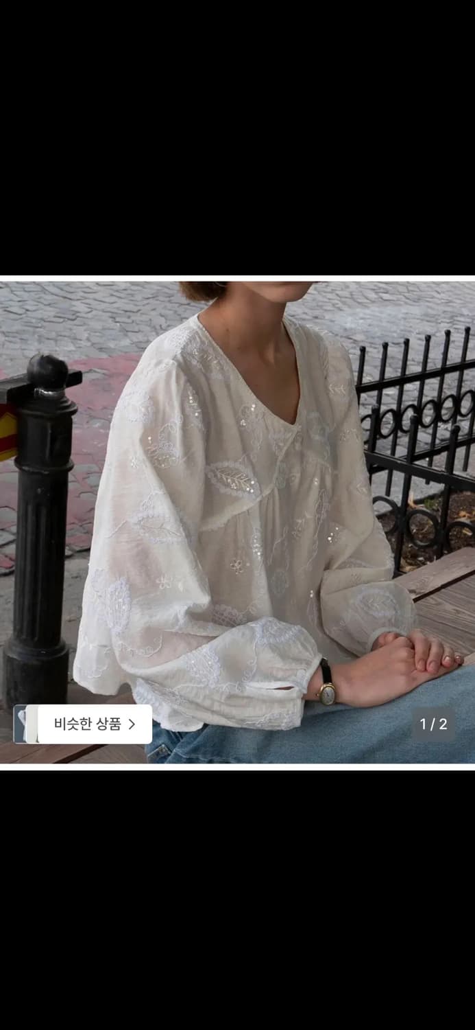 루그너 로에 블라우스 상품이미지1