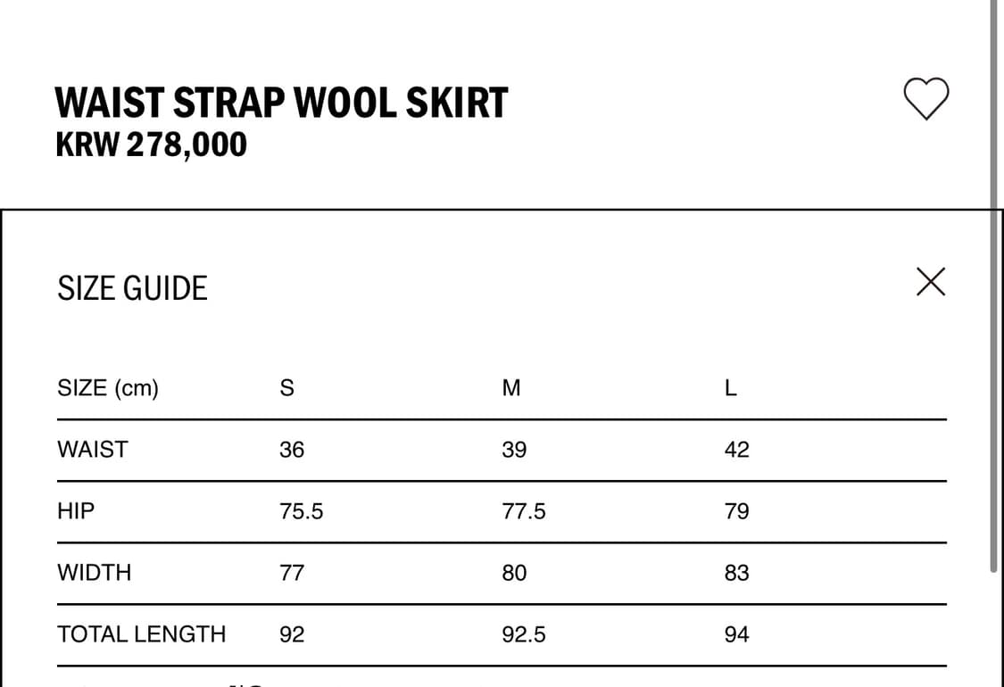 에토스 ethos WAIST STRAP WOOL SKIRT 상품이미지5