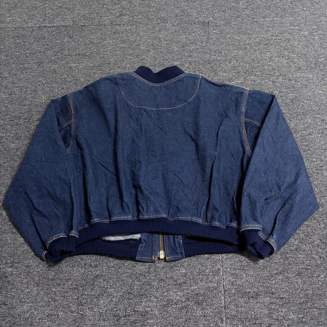 준코 시마다 스티치 데님 봄버 자켓 상품이미지6