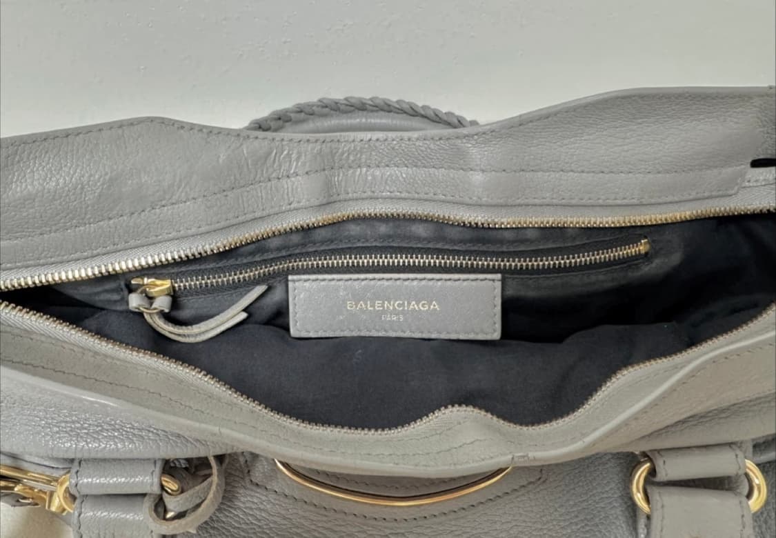 [정품] 발렌시아가 클래식 시티 모터백 그레이 (숄더스트랩 포함) 상품이미지3