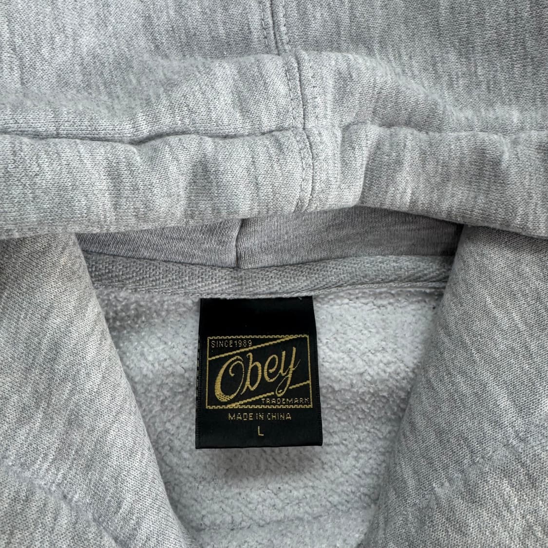 Obey 오베이 그레이 후드티 상품이미지5