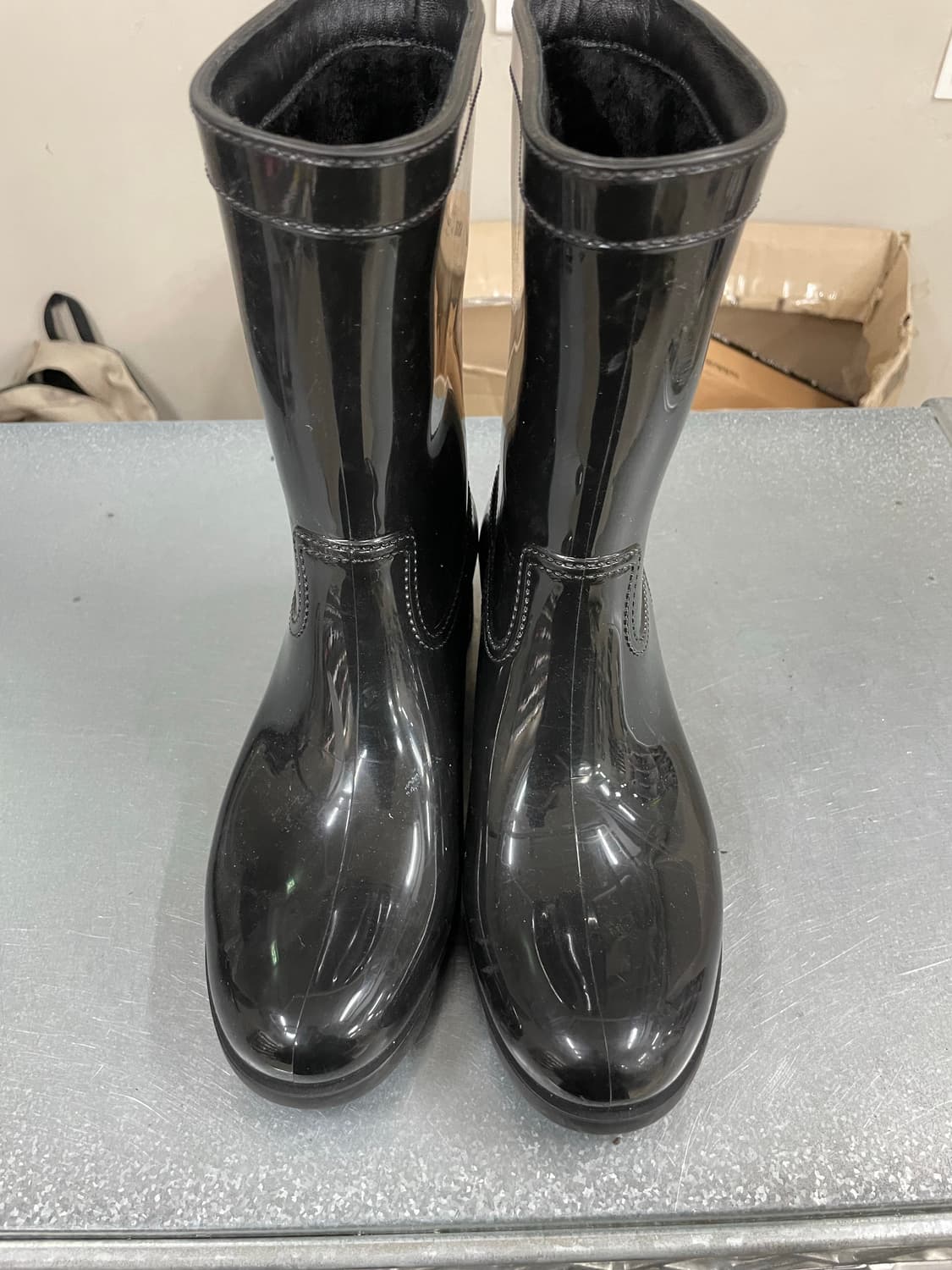 프라다 러버 트라이앵글 로고 레인부츠 EU38 (gr-3760) 상품이미지5