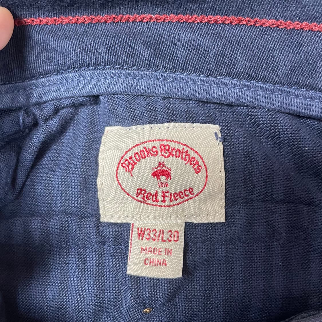 (33) 브룩스브라더스 네이비 캐주얼 치노팬츠 상품이미지4