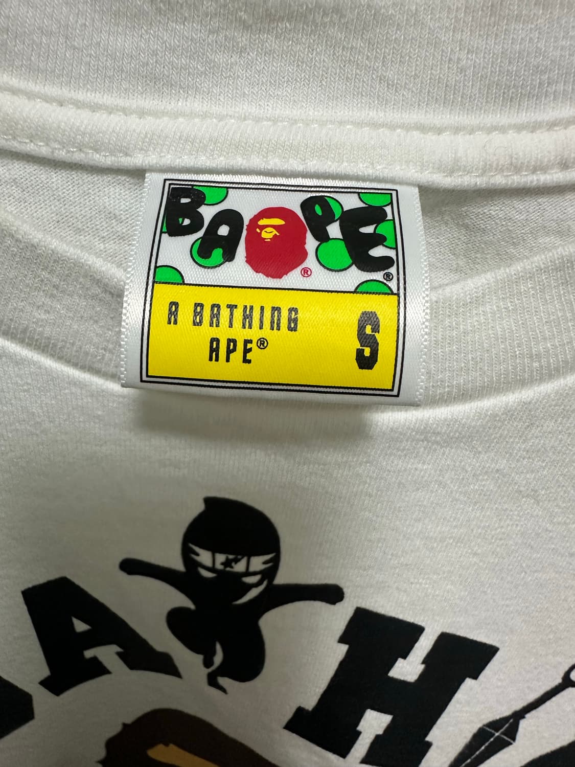 (S) 베이프 닌자 컬리지 화이트 상품이미지4