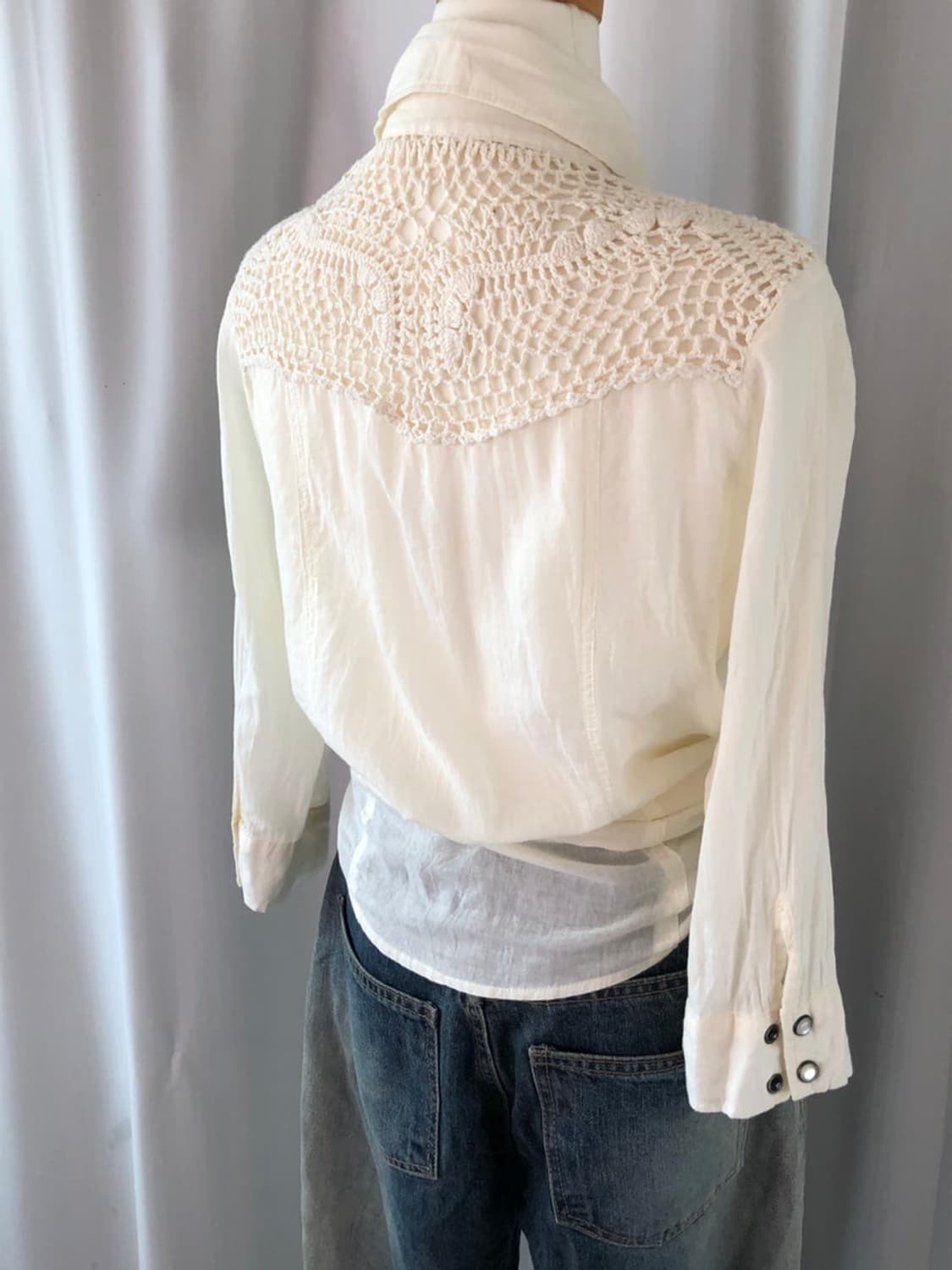 733. crochet western shirt 상품이미지4