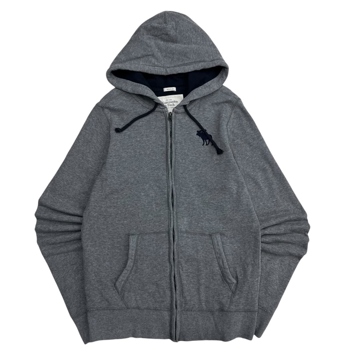 아베크롬비 순록 그레이 와플 후드집업 2XL 상품이미지2