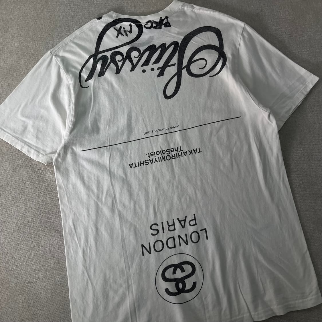 105 스투시 X 타카히로미야시타 솔로이스트 월드투어 반팔 티셔츠 상품이미지6