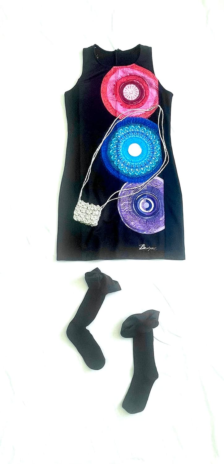 Desigual 만달라 그래픽 슬리브리스 원피스 상품이미지2