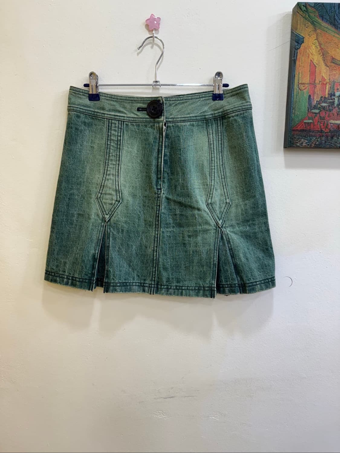 버버리 블루라벨 데님 스커트 상품이미지3