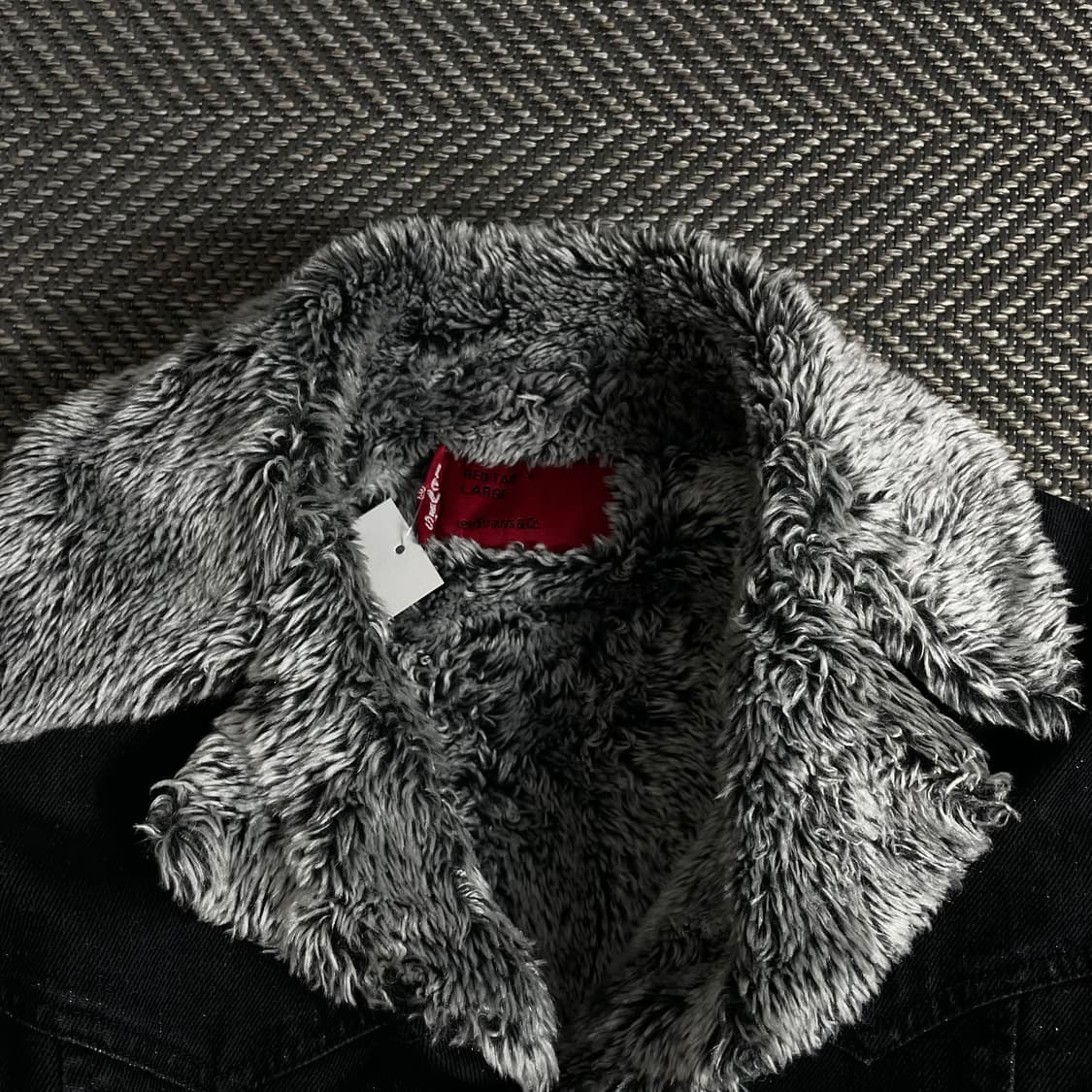 리바이스 레드탭 워크 쉐르파 자켓 블랙y 3644 상품이미지5