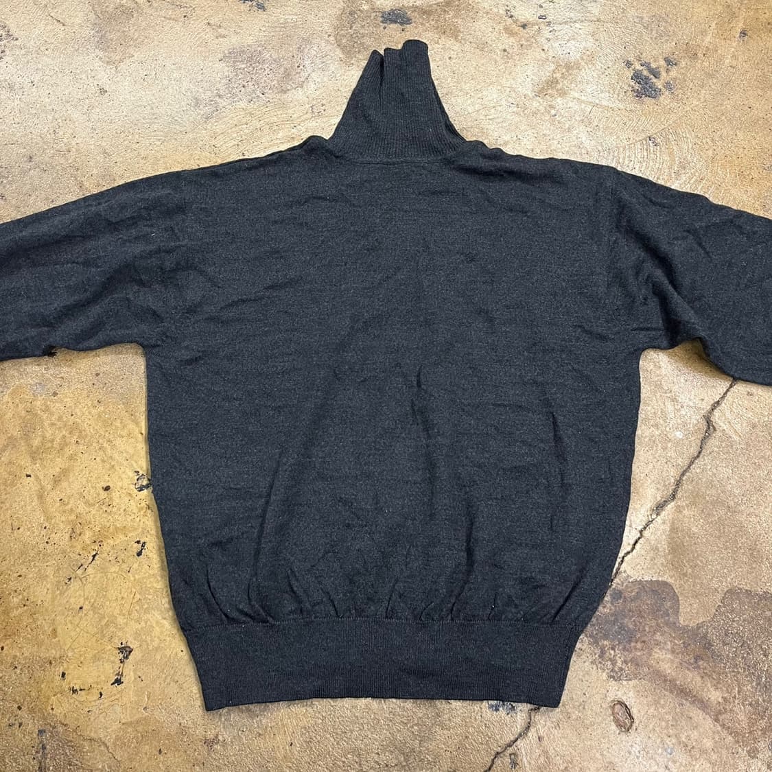 [정품/95] 입생로랑 블랙 터틀넥 니트 b16 상품이미지4