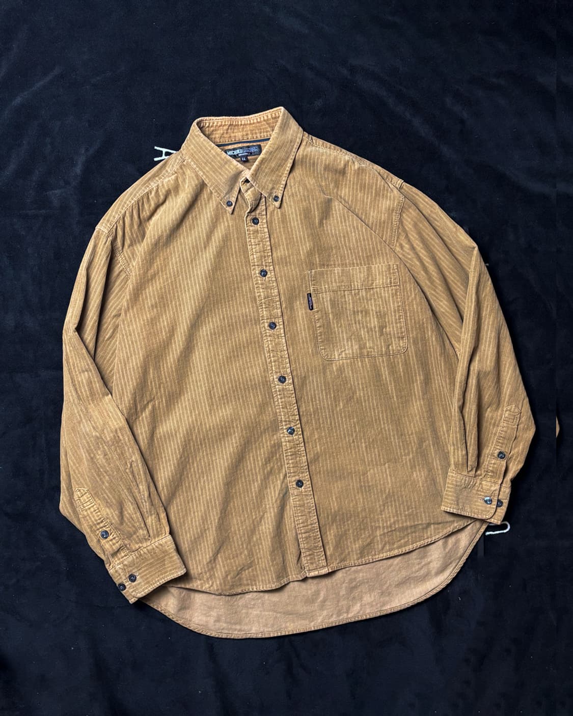 일본빈티지 MICHIKO LONDON 브라운 셔츠 상품이미지1