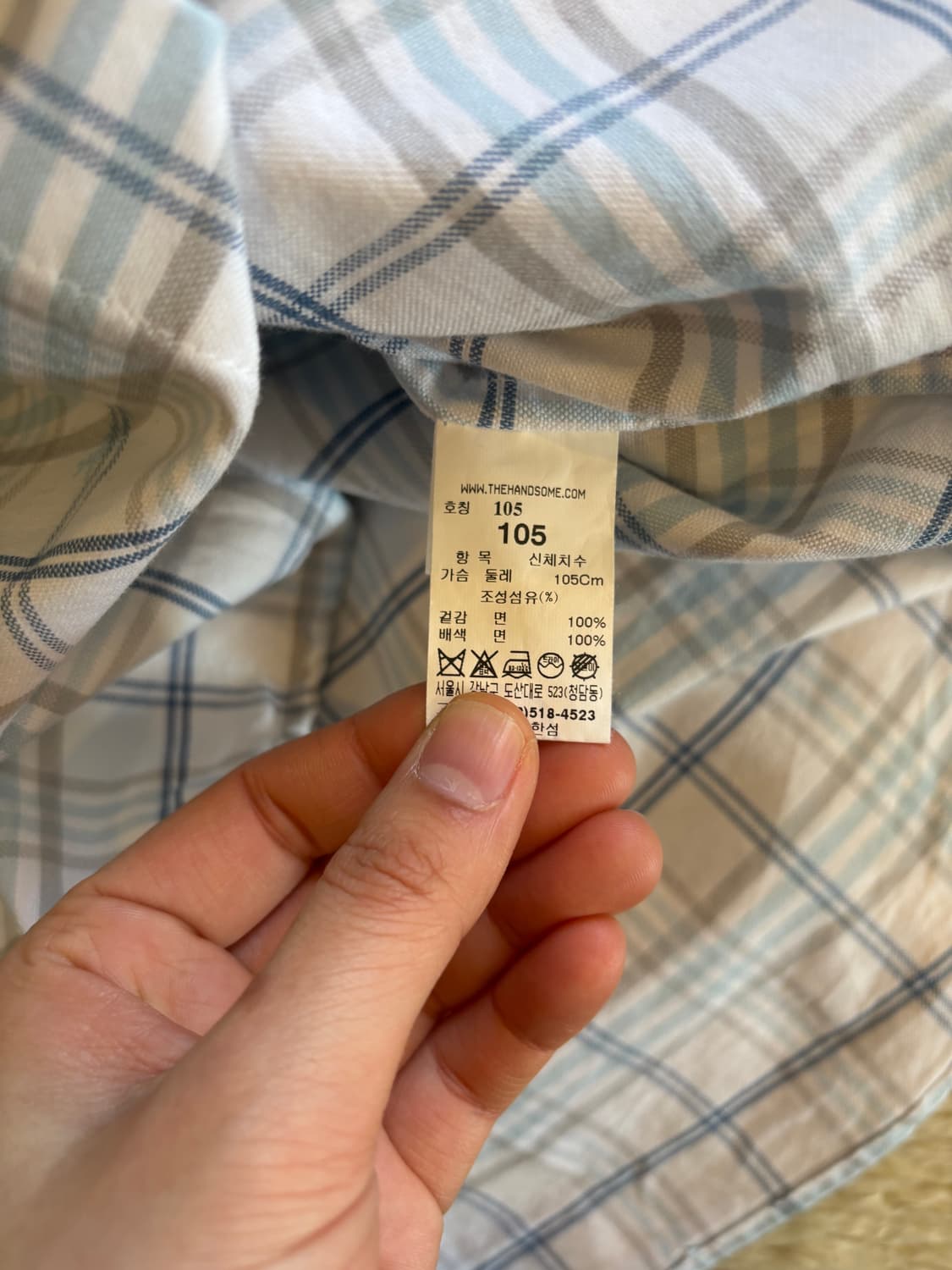 시스템 체크 셔츠 상품이미지5