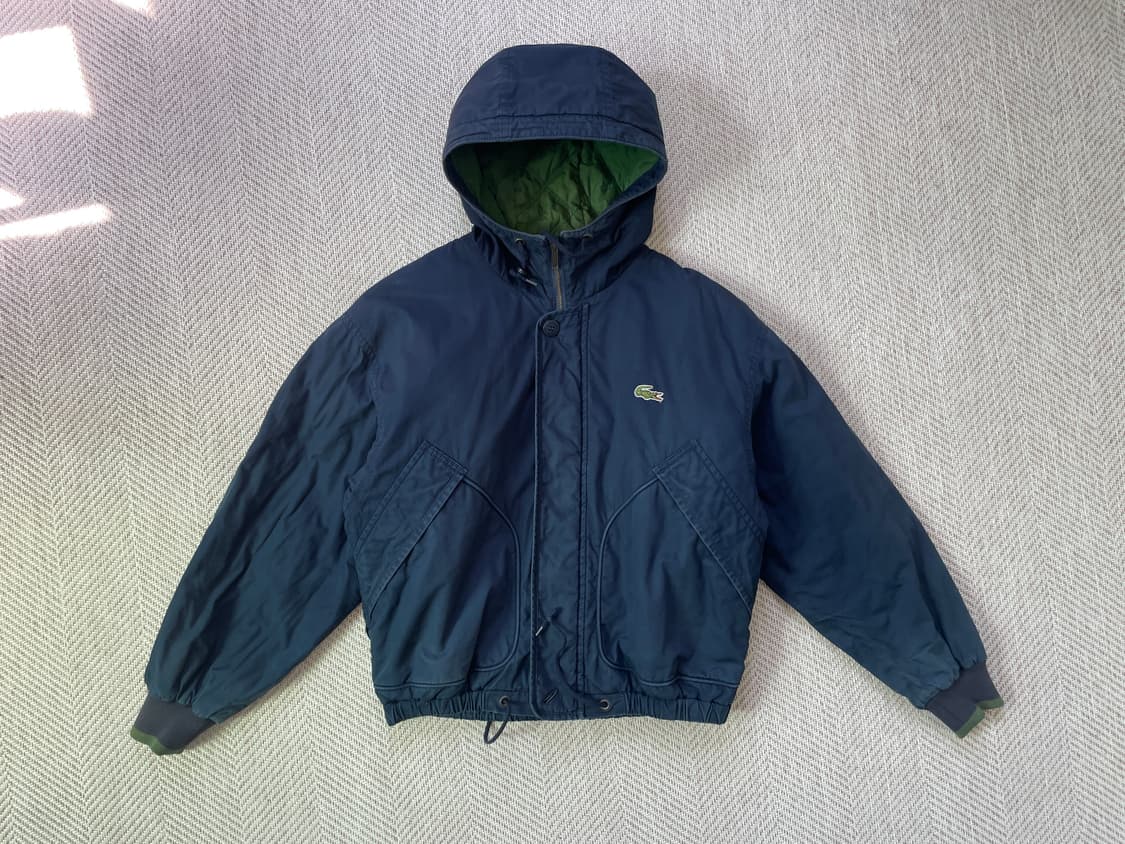 빈티지 lacoste 라코스테 후드 블루종 자켓 상품이미지2