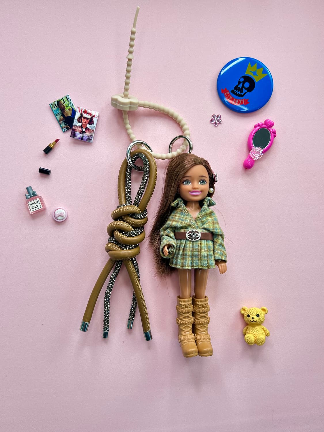(26)바비키링 정품USA 마텔사 바비인형 커스텀키링 상품이미지1