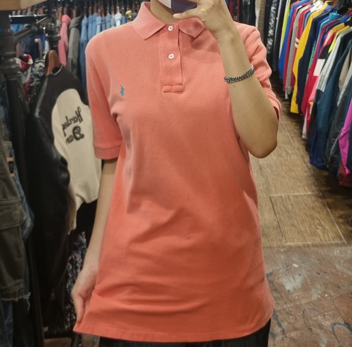 [Hi] 폴로 반팔 카라티 핑크 상품이미지3
