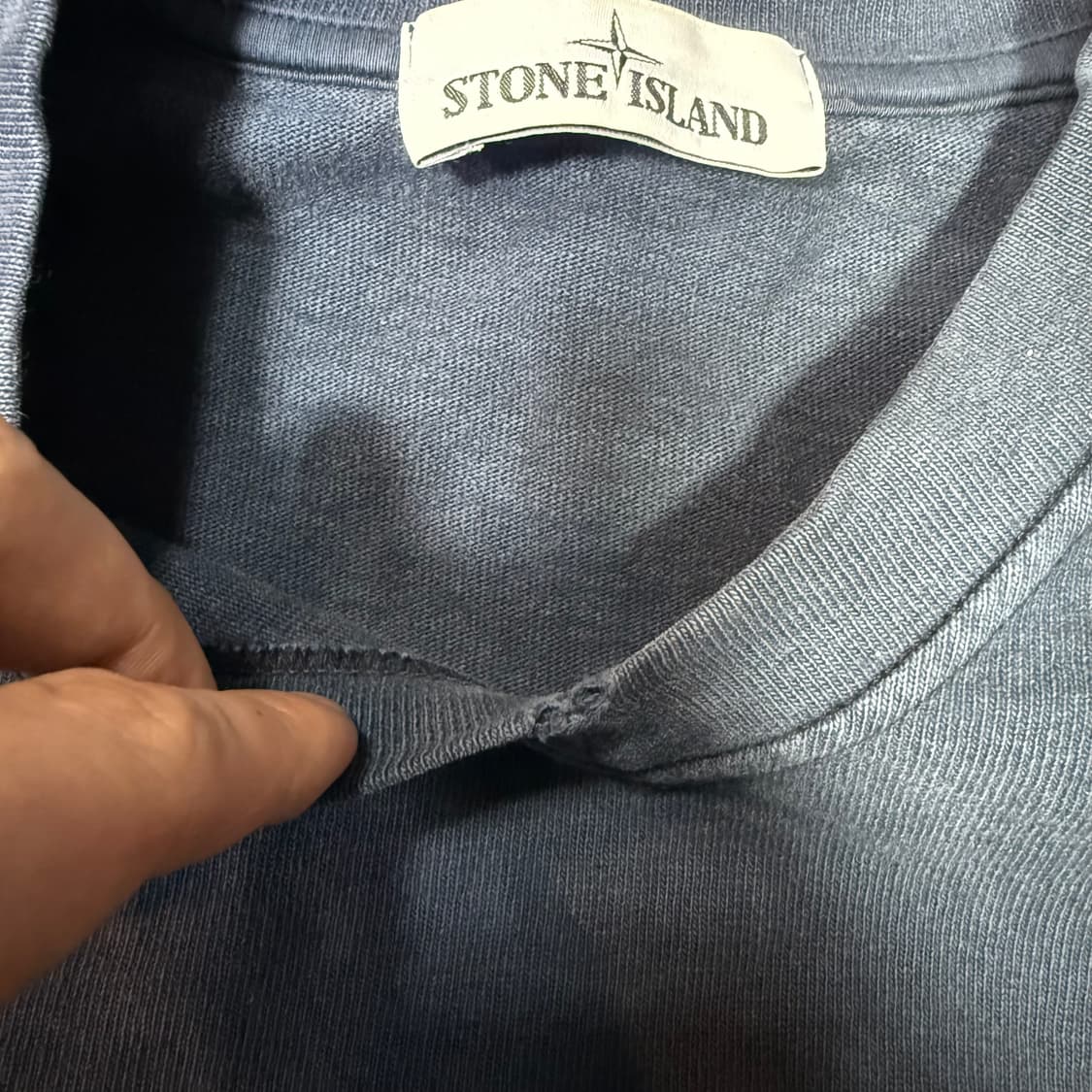 스톤아일랜드 네이비 브이넥 롱슬리브 상품이미지9