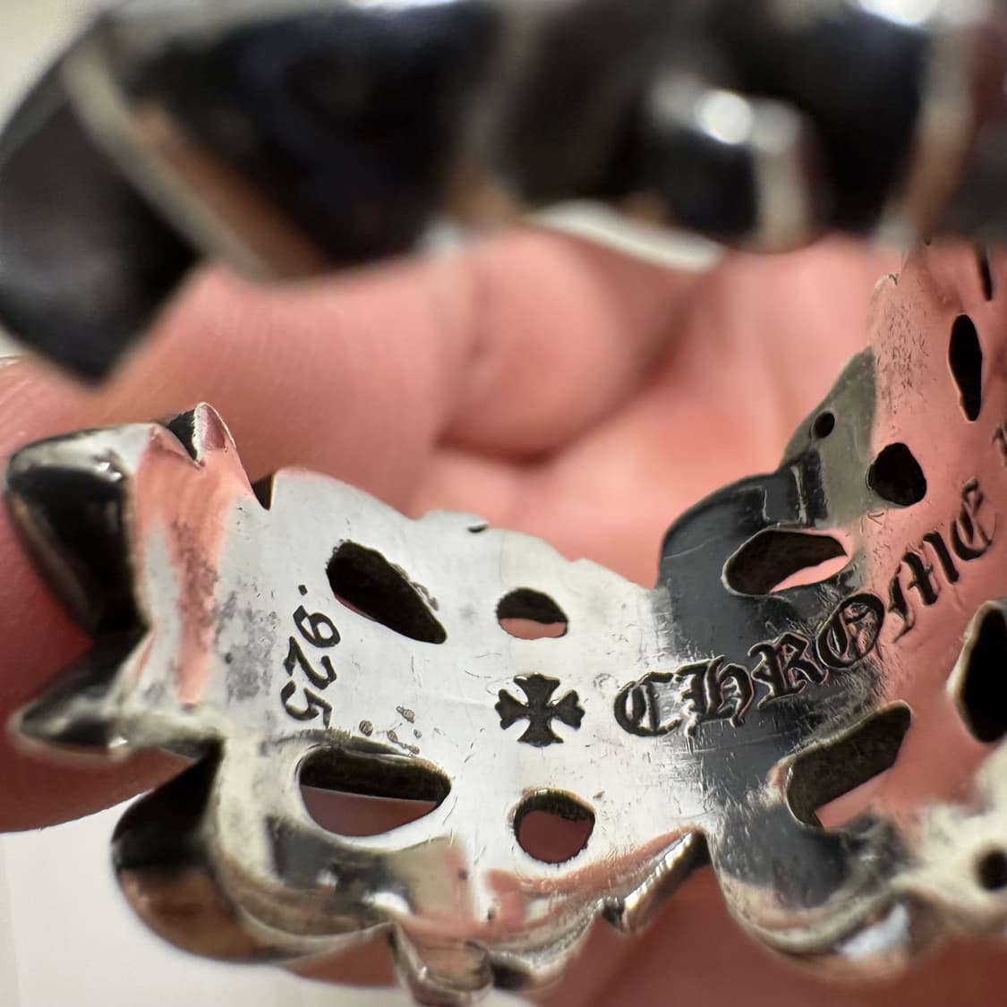 크롬하츠 더블 플로랄 링 us 10.5 반지 상품이미지4