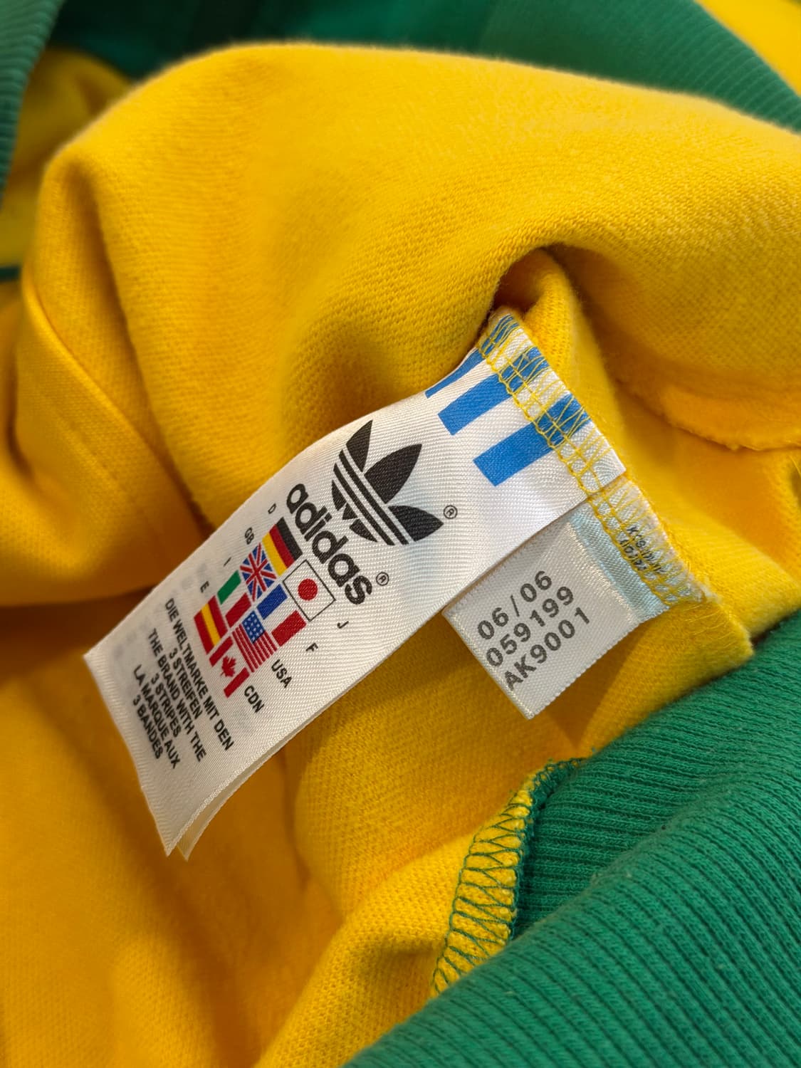 00s 아디다스 브라질 리오 데 자네이루 져지 옐로우 상품이미지6