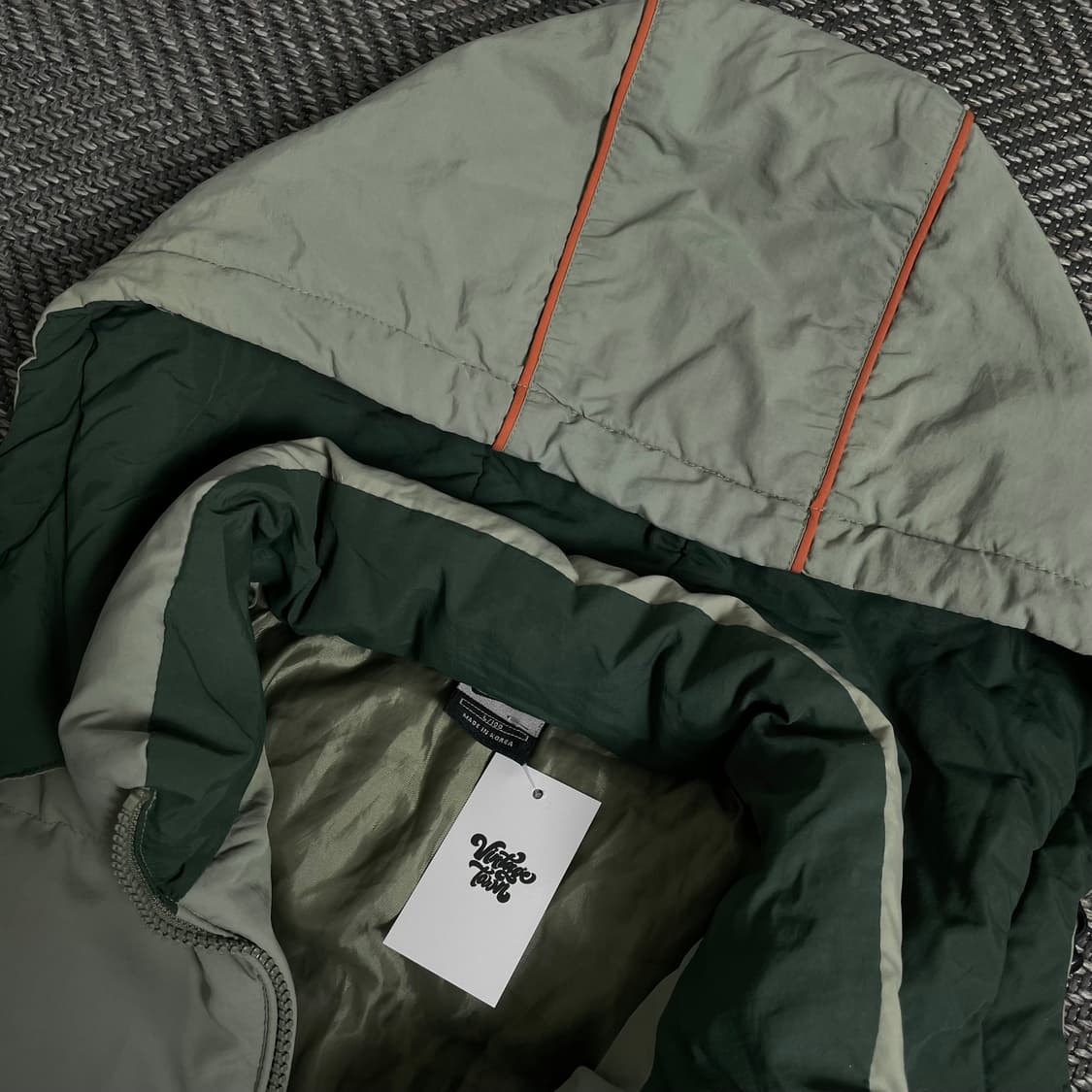 00s 나이키 올드스쿨 뉴챔프 카키 다운 푸퍼 패딩 o 4001 상품이미지6