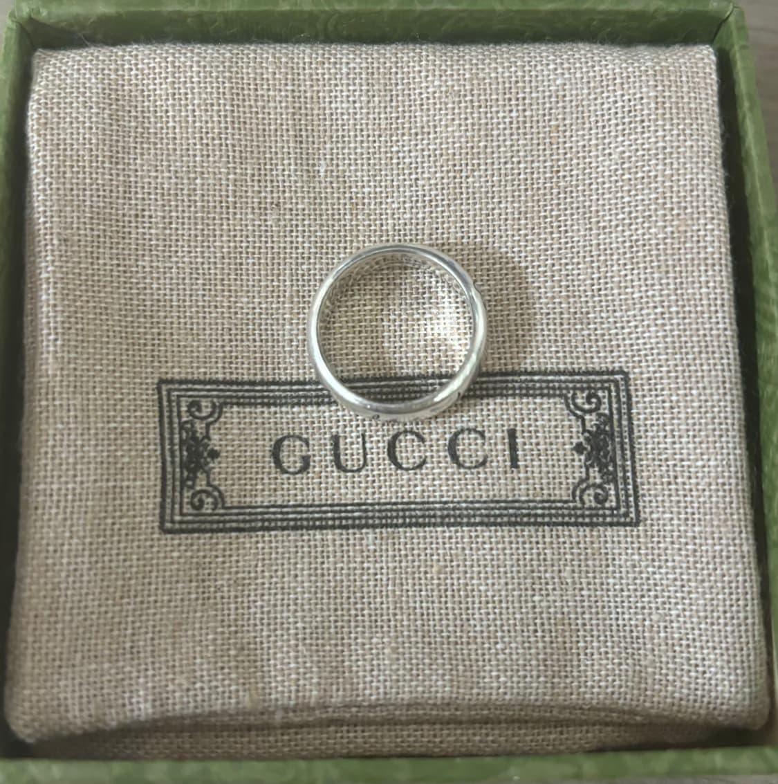 구찌 블라인드포러브 반지 10호 gucci silver ring 실버 상품이미지2