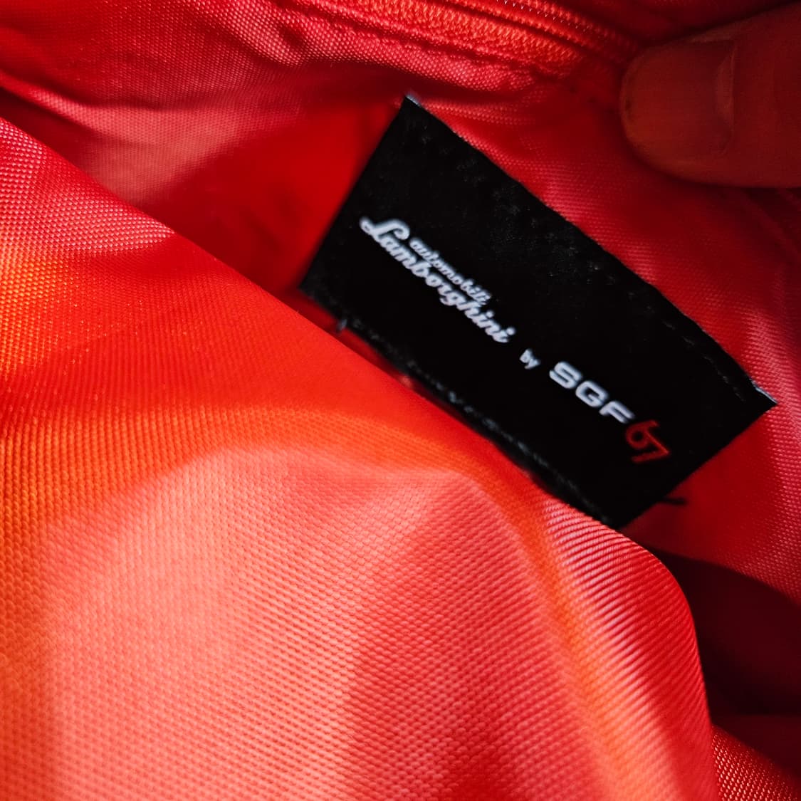 (미사용)람보르기니 x SGF67 슈페리얼  소가죽 퀄팅 보스턴백 상품이미지10