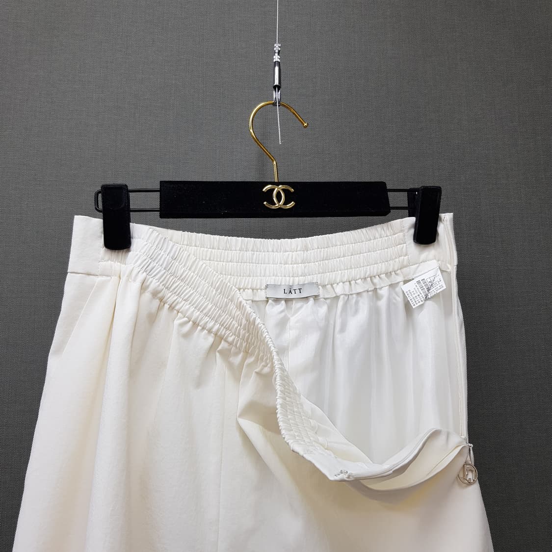 한섬 래트 2023 밴딩 롱 와이드 슬랙스 64-94사이즈 상품이미지2