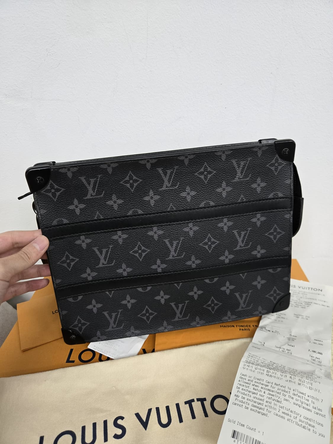 [보증서 정품]루이비통 트렁크 클러치백 상품이미지2