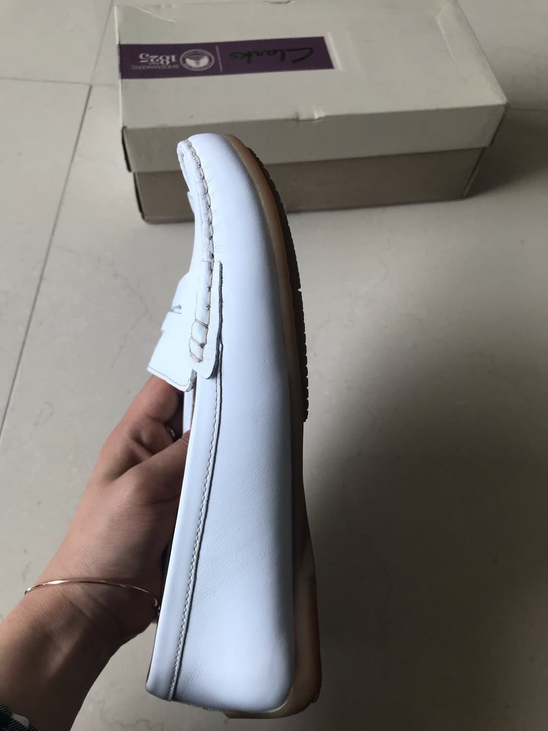 clarks 화이트 로퍼 상품이미지4