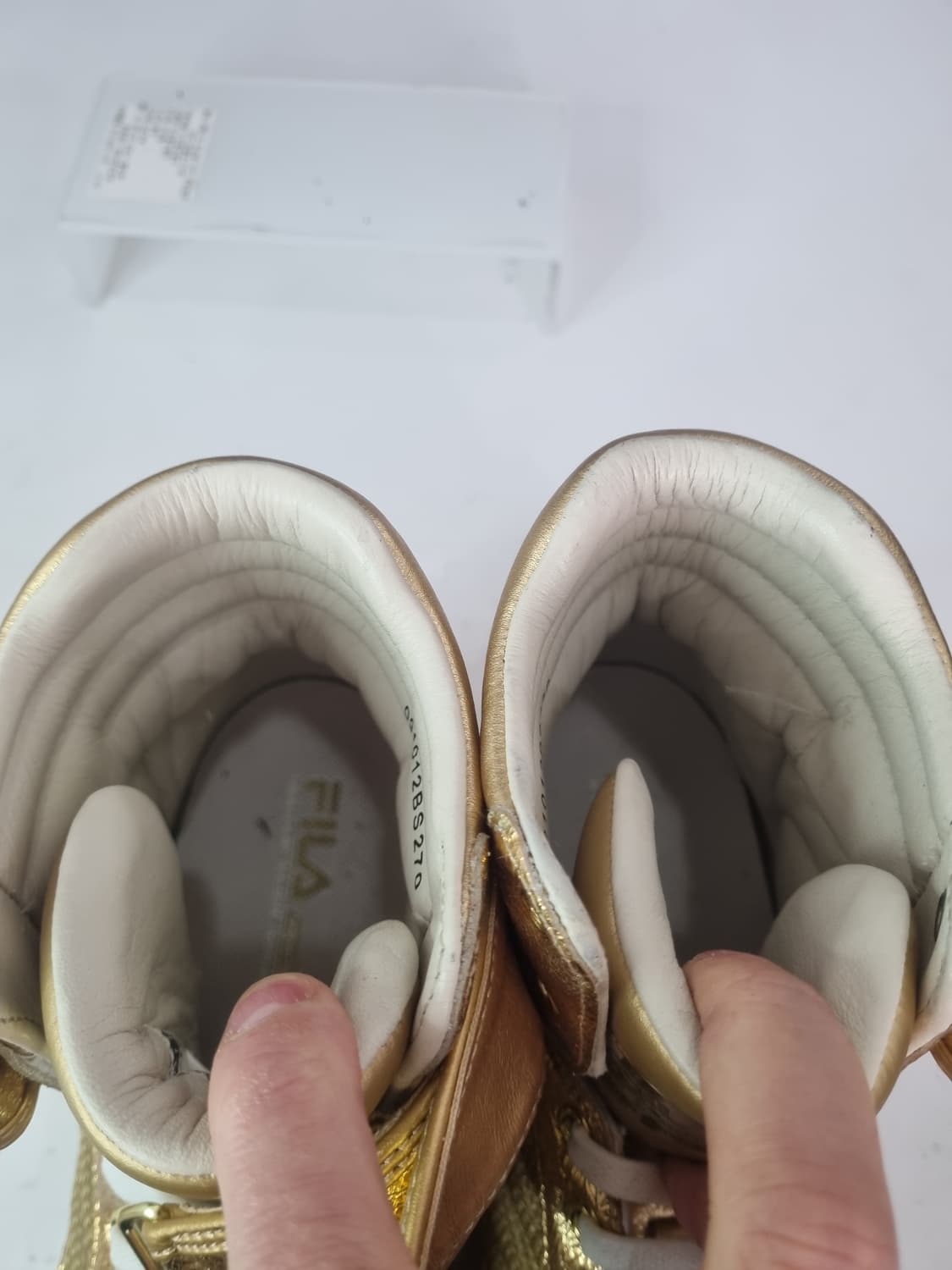 270 휠라 빅뱅 골드 하이탑 상품이미지5