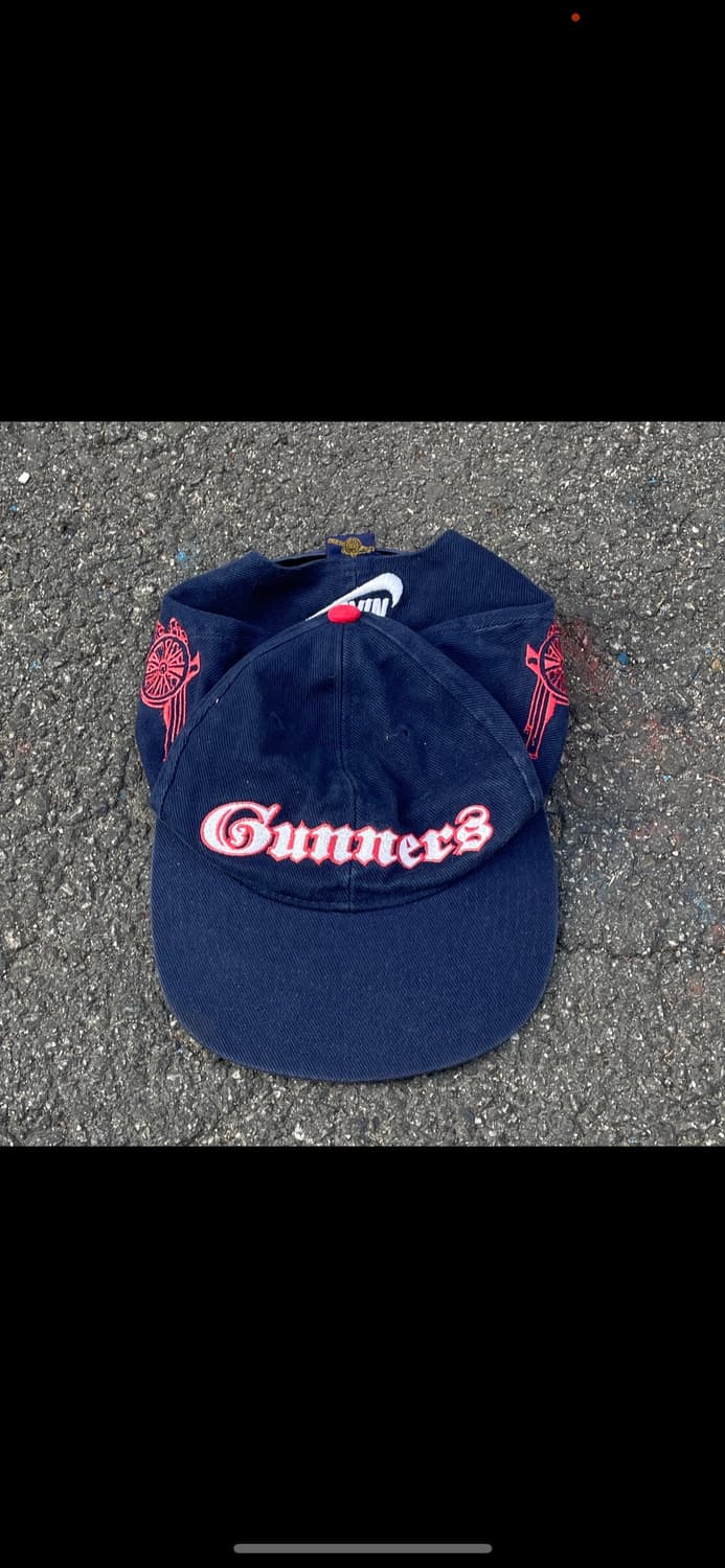 90s 나이키 FC 아스날 거너스 축구팀 볼캡 올드스쿨 모자 os 상품이미지6