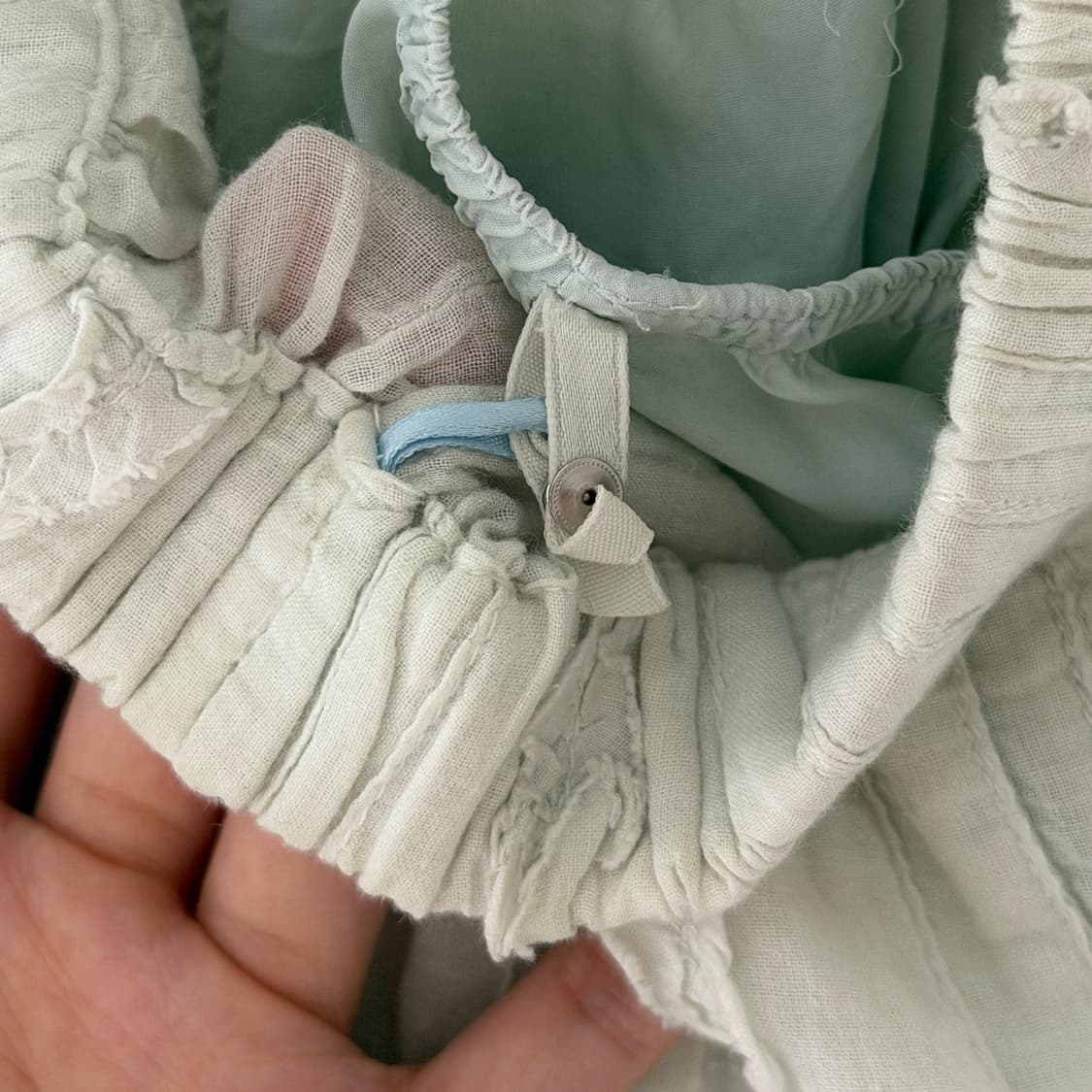 Issey miyake Haat 이세이미야케 하트 민트 스커트 상품이미지4