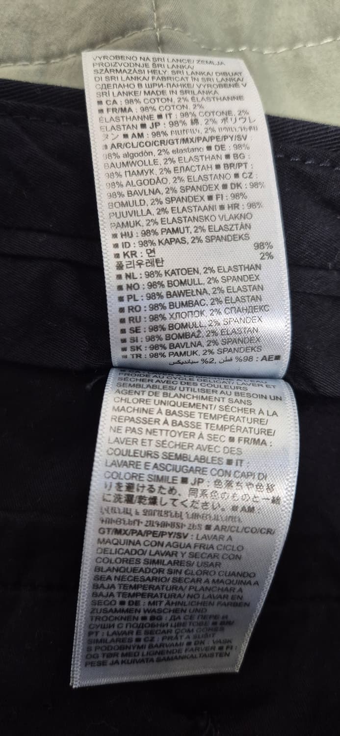 바나나리퍼블릭 테이퍼드핏 면팬츠 33 상품이미지4