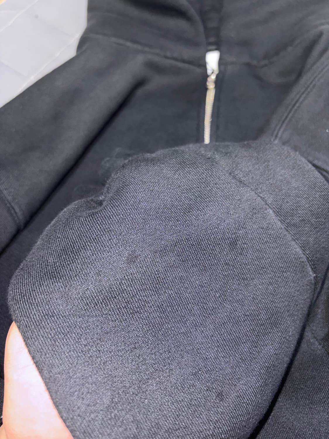 아킴보 후드집업 블랙 M 상품이미지5